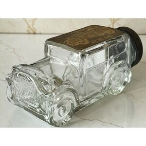 VTG 1960s Glass Ford Model A Truck Bottle 5x2 Fresh Pak Candy Co Moline Illinois